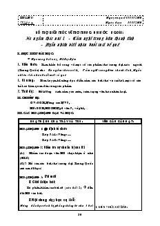 Giáo án môn Ngữ văn 7 - Học kỳ I - Tuần 13 - Tiết 13: Xa ngắm thác núi lư - cảm nghĩ trong đêm thanh tĩnh - Ngẫu nhiên viết nhân buổi mới về quê