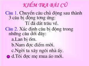 Giáo án môn Ngữ văn 7 - Tiết 102: Dùng cụm chủ - Vị để mở rộng câu