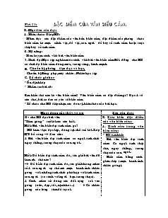 Giáo án môn Ngữ văn 7 - Tiết 23: Đặc điểm của văn biểu cảm