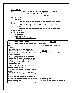 Giáo án môn Ngữ văn 7 - Tiết 41: Bài ca nhà tranh bị gió thu phá (mao ốc vị thu phong sở phá ca) Đỗ Phủ