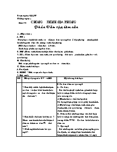 Giáo án môn Ngữ văn 7 - Tiết 74: Chương trình địa phương phần văn - Tập làm văn