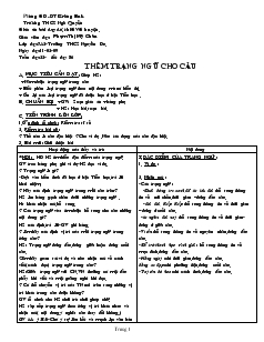 Giáo án môn Ngữ văn 7 - Tiết dạy 86: Thêm trạng ngữ cho câu