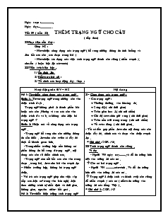 Giáo án môn Ngữ văn 7 - Trường THCS Thị Trấn - Tiết 89: (tuần 23) Thêm trạng ngữ cho câu