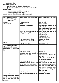 Giáo án môn Ngữ văn 7 - Từ đồng âm