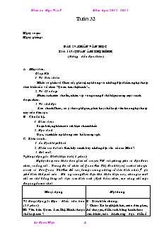 Giáo án môn Ngữ văn 7 - Tuần 32 năm 2012 - 2013