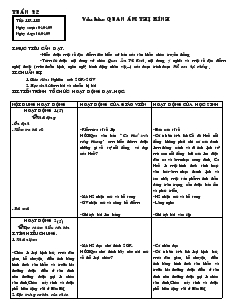 Giáo án môn Ngữ văn 7 - Tuần 32 - Tiết 117, 118 : Quan âm thị kính