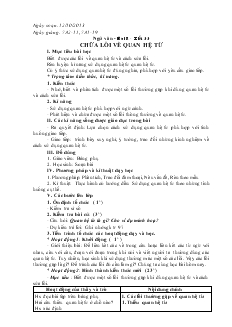 Giáo án Ngữ văn 7 - Bài 8, 9