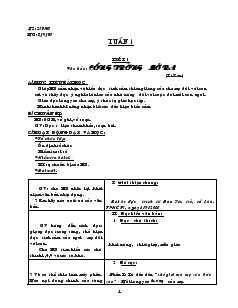 Giáo án Ngữ văn 7 - Tiết 1 đến tiết 111 năm 2007