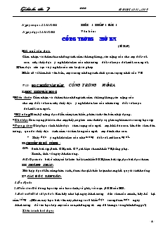 Giáo án Ngữ văn 7 - Tiết 1 đến tiết 60 năm 2008