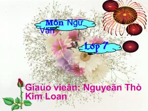 Giáo án Ngữ văn 7 - Tiết 25: Bánh trôi nước (Hồ Xuân Hương)