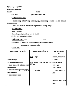 Giáo án Ngữ văn 7 - Tiêt 29 đến tiết 140