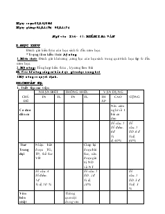 Giáo án Ngữ văn 7 - Tiết 41: Kiểm tra văn