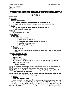 Giáo án Ngữ văn 7 - Tiết 81: Tinh thần yêu nước của nhân dân ta (Hồ Chí Minh)