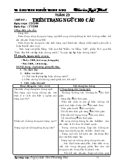 Giáo án Ngữ văn 7 - Tiết 89: thêm trạng ngữ cho câu - Trường THCS Nguyễn Tri Phương