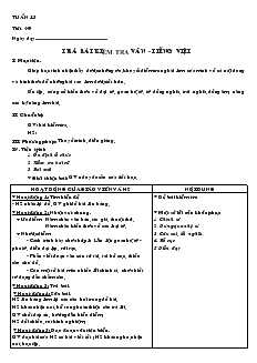 Giáo án Ngữ văn 7 - Tuần 13 - Trường THCS Bưng Bàng