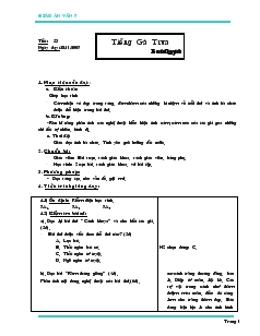 Giáo án Ngữ văn 7 - Tuần 14 - Tiết 13 đến tiết 16