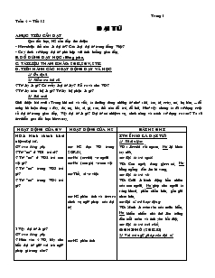 Giáo án Ngữ văn 7 - Tuần 4 – Tiết 15: Đại từ