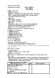 Giáo án Ngữ văn 8 Bài 10 Tiết 43 Câu ghép