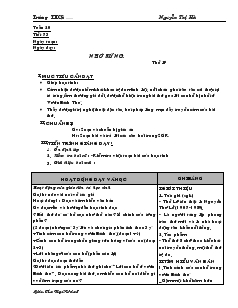 Giáo án Ngữ văn 8 học kỳ II năm học 2008- 2009