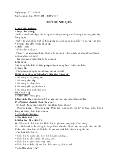 Giáo án Ngữ văn 8 Tiết 38 Nói quá