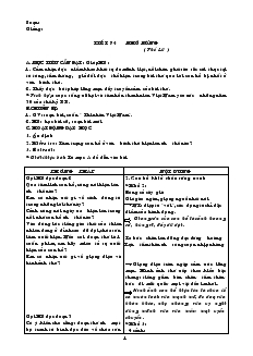 Giáo án Ngữ văn 8 Tiết 74 Nhớ rừng ( Thế Lữ )