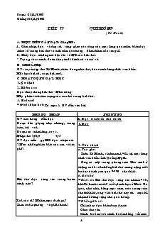 Giáo án Ngữ văn 8 Tiết 77 Quê hương ( Tế Hanh)