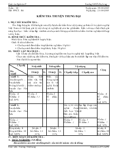 Giáo án Ngữ văn 9 - Tuần 10 - Trường THCS Đạ Long