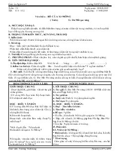 Giáo án Ngữ văn 9 - Tuần 31 - Trường THCS Đạ Long