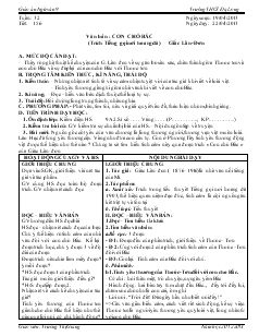 Giáo án Ngữ văn 9 - Tuần 32 - Trường THCS Đạ Long