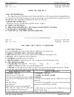 Giáo án Ngữ văn 9 - Tuần 35 - Trường THCS Đạ Long