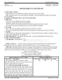 Giáo án Ngữ văn 9 - Tuần 6 - Trường THCS Đạ Long