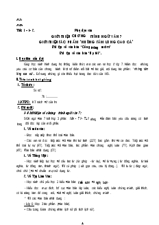 Phụ đạo văn Giới thiệu chương trình Ngữ văn 7 giới thiệu tác phẩm “những tấm lòng cao cả”