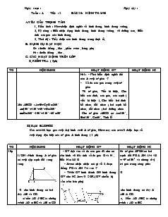 Tuần 1 Tiết 2 Bài 20 Hình thang