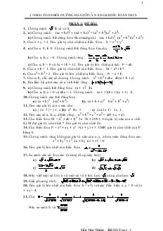 270 Bài toán bồi dưỡng học sinh giỏi và năng khiếu toán THCS