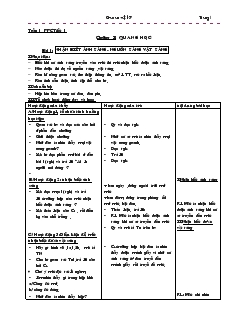 Bài giảng Môn Vật lý lớp 7 - Bài 1: Nhận biết ánh sáng- Nguồn sáng vật sáng (tiếp)