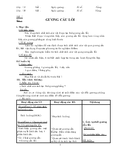 Bài giảng Môn Vật lý lớp 7 - Tiết 7 - Bài 7 - Gương cầu lồi (tiếp)