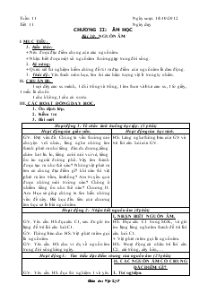 Bài giảng Môn Vật lý lớp 7 - Tuần 11 - Tiết 11 - Bài 10 - Nguồn âm (tiết 1)