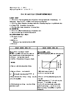 Bài giảng Môn Vật lý lớp 9 - Tiết 58 - Bài tập quang hình học