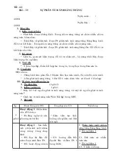 Bài giảng Môn Vật lý lớp 9 - Tiết : 62 - Bài : 53 - Sự phân tích ánh sáng trắng