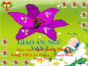 Bài giảng Ngữ văn 7 - Tiết 114 - Bài 28: Liệt kê