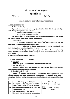 Bài soạn hình học 8 học kỳ 2