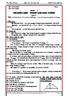 Bài soạn Hình học 9 Tiết 1 - Vũ Mạnh Tiến