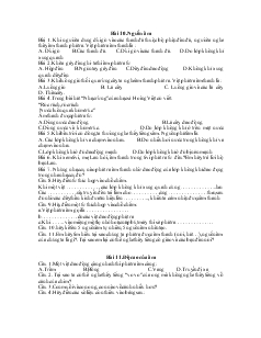 Bài trắc nghiệm môn vật lý lớp 7 - Bài 10 - Nguồn âm