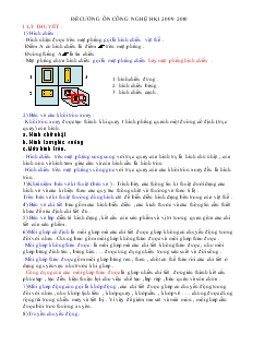 Đề cương ôn công nghệ lớp 8 học kì I 2009-2010