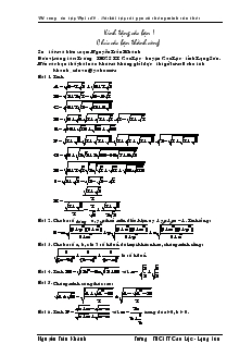 Đề cương ôn tập Đại số 9 - Các bài tập rút gọn và chứng minh căn thức
