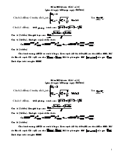 Đề ôn học sinh giỏi Toán 11 (đề số 11)