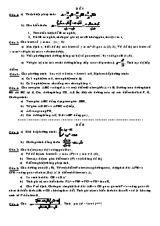 Đề thi môn Toán Lớp 9 Đề 7+8