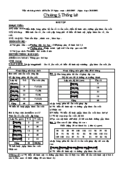 Giáo án Đại số 10 - Tiết 48: Bài tập