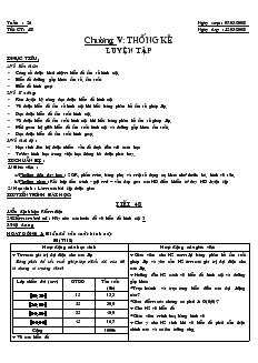 Giáo án Đại số 10 - Tuần 26 - Tiết 48: Luyện tập