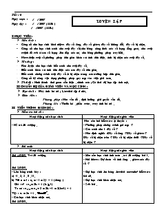 Giáo án Đại số 11 - Tiết 41: Luyện tập